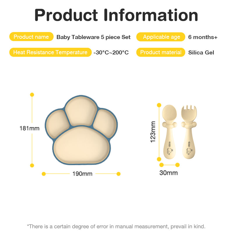 3-Piece Baby Dinnerware Set - BT06