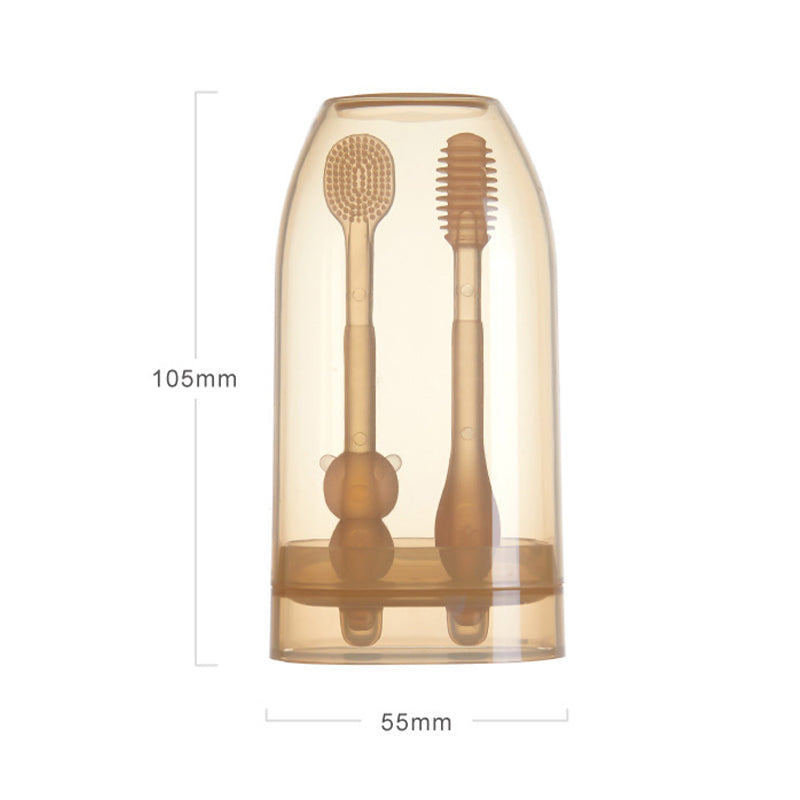 Baby Silicone Toothbrush Set - BY11